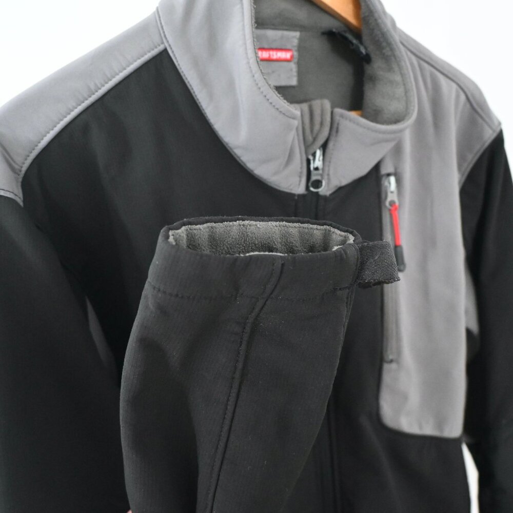 Craftsman - Softshell Tech Black/Gray Work Coat -… - image 5